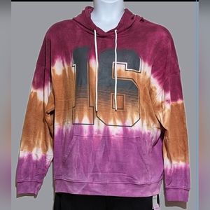 Ascot and Hart Malibu Tie Dye Hoodie Size XXL NWT